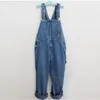 Heren jeans heren denim overalls jumpsuit mannelijk groot formaat enorme slabibeen zak jumpsuits