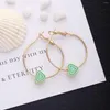 Hoop Earrings Dvacaman Simple Gold Color Metal Cute Clay Bead Heart Fruit Flower Butterfly For Women Beautiful Jewelry