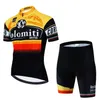 Set Team Summer Short Sleeve Set traspirante MTB Mountain Racing Bike Jersey Pantaloncini con bretelle Uomo Abbigliamento da ciclismo 2023 P230519 buono