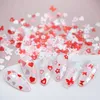 Nagelkunstdekorationen Nagel Pailletten gemischte DIY -Nägel Vorräte für Profis Accessoires Valentinstag Geschenke