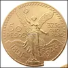Arts And Crafts High Quality 1946 Mexico Gold 50 Peso Coin Copy Drop Delivery Home Garden Dhwr8