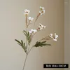 Decorative Flowers 4Pcs Artificial Plum Blossom Silk Luxury Home Decoration Garden Wedding Party Event Flower Arrangement Pography Props