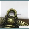 Charms 109Pcs Zinc Alloy Antique Bronze Plated Bumblebee Honey Bee For Jewelry Making Diy Handmade Pendants 21X16Mm 387 T2 Drop Deli Dhbwe