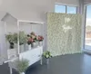 Party Decoration DIY40x60cm Artificial Flower Wall Backdrop Christmas Wedding Birthday Shop Window Flowers Panel DecorCustomized