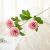 Flores decorativas 1pc Artificial 3 Heads Dandelion Flower Ball Bouquets Bouquets Wall Wall Home Decoration Wedding Holding