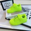 Buty dla dzieci projektant Low Casual Forums Treners Toddlers Baby Sport Sneakers Dzieci Niemowlęta Kid Bue Róż biała klamra brązowy jeansowy błękit