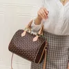 Boston Umhängetaschen für Frauen Neue Plaid Luxus Umhängetasche Shopper Mode Vintage Pu Leder Damen Weibliche Heiße Handtaschen