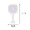 Pest Control 3000V Mini Electric Flies Swatter Killer With UV Light USB Charging Summer Mosquito Trap Racket Anti Insect Bug Zapper 0129