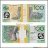 Jeux de nouveauté Prop Jeu canadien Copie d'argent Dollar CAD Fbanknotes Papier Formation Faux Bills Film Props Drop Livraison Jouets Cadeaux Gag Dhmke