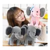 Favor Favor Favor Originals Express Express Plush Toys Elephant Humphrey Soft Byled Animal Doll For Kids Birthday Day Drop Deliv Dhnrf