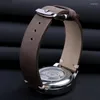 Watch Bands Genuine Leather Band 18mm 20mm 22mm Brown Grey Black Crazy Horse Calfskin Straps Bracelet Deli22