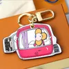 Designers keychains with box luxurys keychain leather cartoon air balloon fashion casual style key chain temperament versatile265d