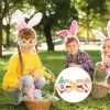 Påskfestglasögon Frame Chick Egg Bunny Happy Easter Photo Props Booth Glass Kids and Adults Spring Event Decor SS0130