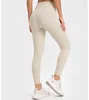 LU-362 Wysokie elastyczne joga legginsy Gym Ubrania Running Fitness Slim Sports Rajstopy Kobiety Spodnie