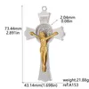 Заклятые экзорцизм перекрестных аксессуаров для ключей подвески для ожерелий Иисус DIY Ювелирные изделия, делая шарм