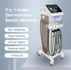 Puissant multifonction microdermabrasion hydrogène eau oxygène diamant machine peau voiture soins de la peau du visage rides élimination de l'acné rajeunissement appareil de salon