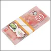 Jeux de nouveauté en gros argent Prop copie dollar canadien CAD billets de banque papier faux euros accessoires de film livraison directe jouets cadeaux Gag Dhpr6