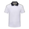 Herrpolos designer herr polo designer polos sommar sport fritid tees t-shirt lapel toppar smala andningsbara high-end varumärke man kort ärm t shirt sago