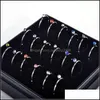 Neusringen Studs roestvrij staal circar nasale nagel 18 stcs/dozen iamond inlay ring sieraden accessoires titanium staals noppen body pun dhvva