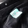 Herrjackor corduroy jacka mäns höst och vinter plus sammet tjock lapel kappa multipocket kontrast japanska retroverktyg män 230130