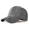Boll Caps 2023 modemärke Snapback Baseball Cap Women Gorra Street Hip Hop Suede Hats For Ladies Black Grey
