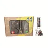 Glazen Bong Hookah Kit Dikke waterpijp met kruidenmolen opslagtank Rolling Tak Aster Kwarts Banger Totaal 11 stuks Accessoires Bongs Set