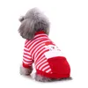 Vêtements pour chiens Fournitures pour animaux de compagnie transfrontalières Vêtements de Noël Vêtements d'arbre de flocon de neige Robe de wapiti à deux pattes