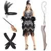 flapper dress with accessories
