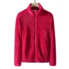 Women's Jackets Coral Fleece Cardigan Couple Coat Double-sided Top