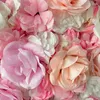 Dekorativa blommor 40x60 cm bröllopsdekor Rose Artificial Wall Silk Flower Panels For Birthday Party Backdrop Christmas Home Decoration