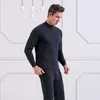 Thermisch ondergoed voor heren 2023 Winter warme katoen Lang Johns voor mannen Sets Turtleneck Underderhirt bovenste bodembroek Mannelijke slaapkleding