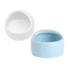 Bowls 2 Pcs Ceramic Hamster Feeding Bowl Practical Container