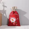 Kerstdecoraties Geschenkzakken Santa Claus Snowmen Elk For Kids Candy Storage Bag Jaar Huidige Kid Handtas