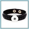 Charm Armband Pretty Leather Armband Noosa Ginger Charms smycken 18mm Snaps Drop Delivery Dhyjd