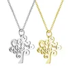 Anhänger Halsketten Edelstahl Baum des Lebens Halskette Weisheit Frieden weiblichAnhänger
