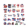 إكسسوارات أجزاء الأحذية Puerto Rico Flag بالجملة PVC Charms Charms Decoration Drop Drofl Shoes DHWNM