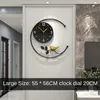 Wall Clocks Light Luxury Modern Decoration Domestic Fashion Clock Living Room Trending Creative Simple Hanging