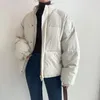 Women's Down & Parkas HziriP Winter Jacket Women Thick Warm Basic High Quality Bread Clothes Solid Loose Casual Coat 2023 OL Outerwear Tops