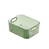 Storage Boxes Poatable Box With Handle Thickened Cosmetics Jewelry Basket Bathroom Kitchen Desktop Organizer