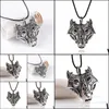 Bedelarmbanden noors s hanger ketting wolf sieraden kettingen drop levering dhjs1