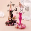 Jewelry Pouches Elegant Ballgown Lady Mannequin Holder Earring Bracelet Necklace Model Display Stand Perfect Gift For Your Friends