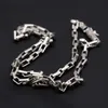 Correntes 5mm S925 Sterling Silver Chain Chain Colar Men Masculino Puro Retângulo Taângulo Cruzada Cruzada de Jóias para Presentes