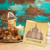 Подарочная упаковка Eid Mubarak Box Chocolate Candy упаковка DIY бумажный пакет мусульманский исламский фестиваль поставки Al-fitr