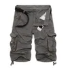 Herrshorts Herr Military Cargo Brand Army Camouflage Taktisk Herr Bomull Lösjobb Casual Korta Byxor Plus Size 230130