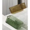 Storage Boxes Poatable Box With Handle Thickened Cosmetics Jewelry Basket Bathroom Kitchen Desktop Organizer