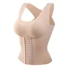 Shapers feminino Mulheres emagrecedor Shaper Back Support Post Corrector de roupas íntimas barracha Controle de controle de cintura coletes Stalhewear sem costura tanque