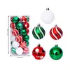 Kroonluchter Crystal 30 stks vat geschilderde balvormige platen set decoratieve vlekglas glazen glazen raam ornamentvullers kerstmis