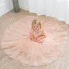 Mädchen Kleider Echt Po Tüll Prinzessin Blumenkleid Schmetterling Blumenapplikationen Ärmelloses Party Ballkleid Kinder Mädchen Pagent