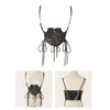 Belts Fashion Women Waist Belt Underbust Corset Steampunk Cincher Cummerbund Ladies PU Leather For Dress Waistband