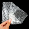 Storage Bags 50Pcs Plastic Protective Wrap Envelope White Bubble Foam Packing PE Clear Bag Shockproof Double Film Cushioning